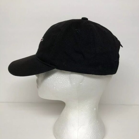 Vintage 90s Nike Kids Hat Cap Snapback Black Embroidered Swoosh One Size - Picture 2 of 9